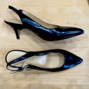 Nine West Kitten Heel Slingback Shoes